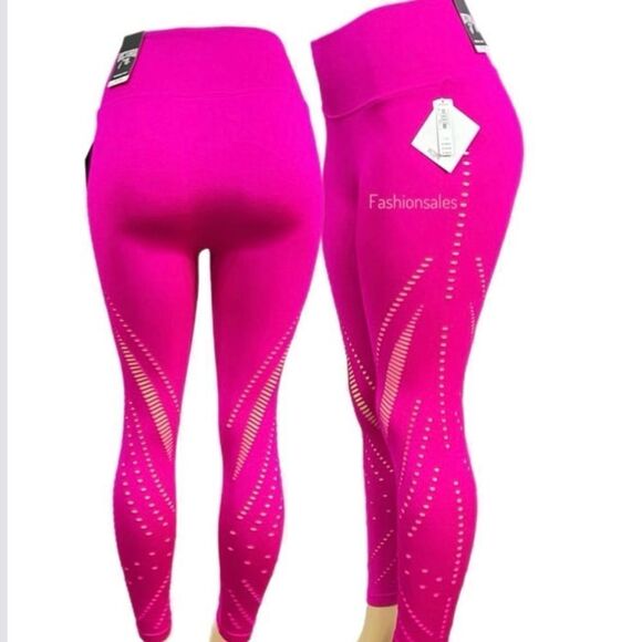 Victoria’s Secret sport Seamless set top M & Seamless High Rise tight Fuchsia S - Picture 11 of 12